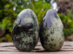 Polished Leopard Stone Standing Display Pieces and Free Forms x 6 From Zimbabwe - Toprock Gemstones and Minerals 
