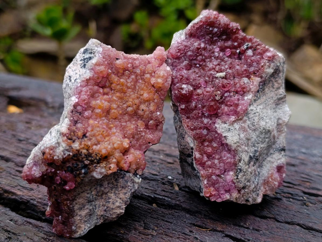 Natural Spherocobaltite Specimens x 6 From Mashamba West Mine, Congo - Toprock Gemstones and Minerals 