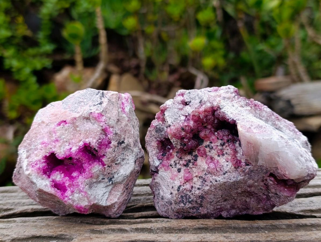 Natural Spherocobaltite Specimens x 6 From Mashamba West Mine, Congo - Toprock Gemstones and Minerals 