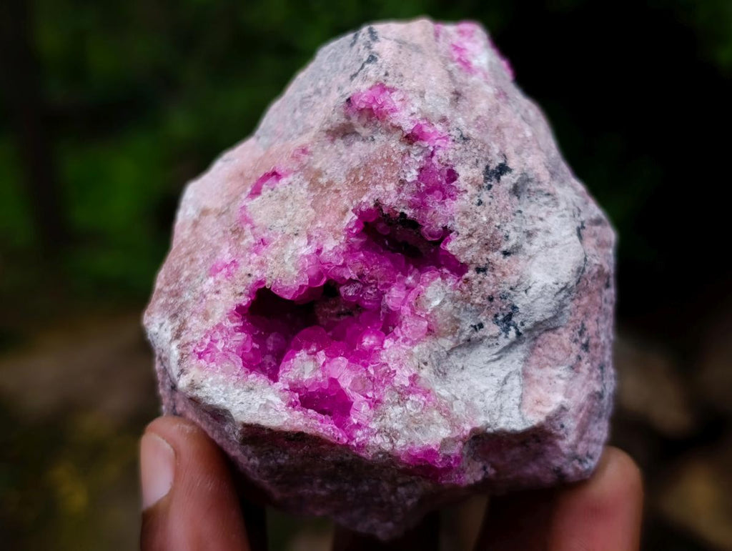 Natural Spherocobaltite Specimens x 6 From Mashamba West Mine, Congo - Toprock Gemstones and Minerals 