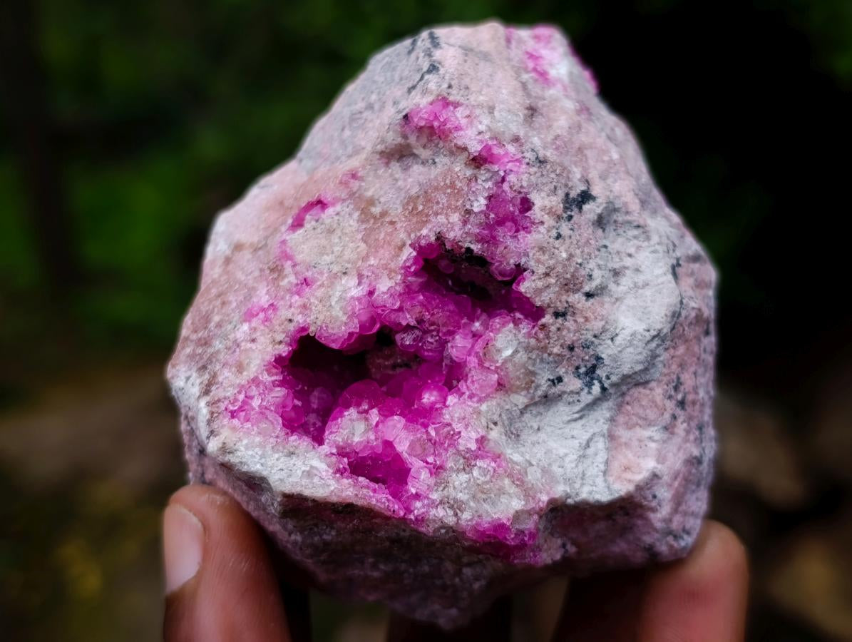 Natural Spherocobaltite Specimens x 6 From Mashamba West Mine, Congo - Toprock Gemstones and Minerals 