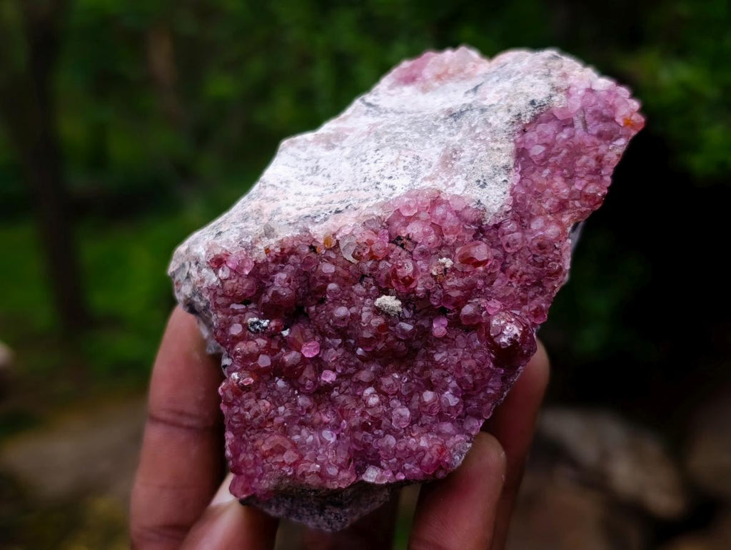 Natural Spherocobaltite Specimens x 6 From Mashamba West Mine, Congo - Toprock Gemstones and Minerals 