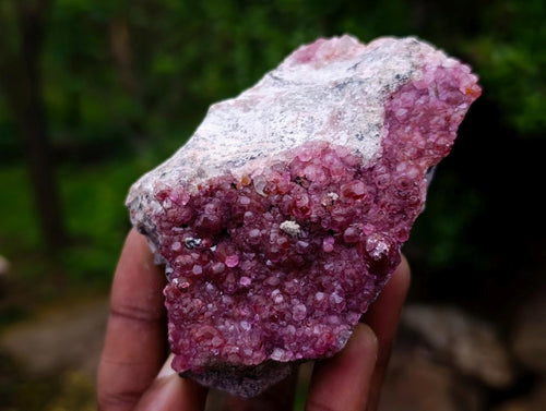 Natural Spherocobaltite Specimens x 6 From Mashamba West Mine, Congo - Toprock Gemstones and Minerals 