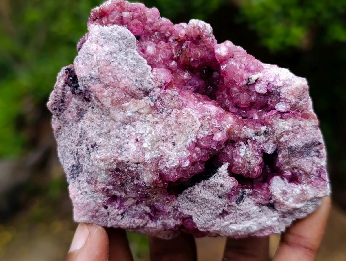 Natural Spherocobaltite Specimens x 6 From Mashamba West Mine, Congo - Toprock Gemstones and Minerals 