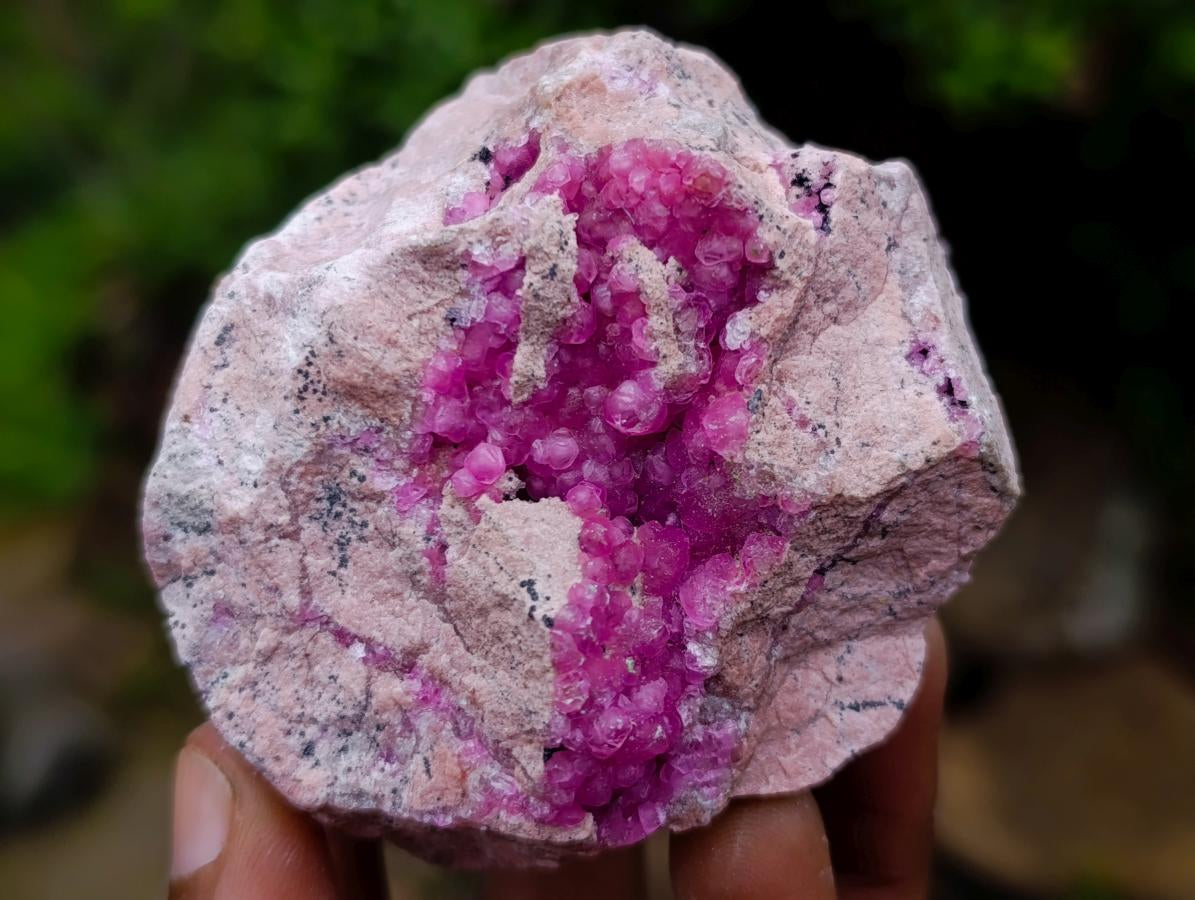 Natural Spherocobaltite Specimens x 6 From Mashamba West Mine, Congo - Toprock Gemstones and Minerals 