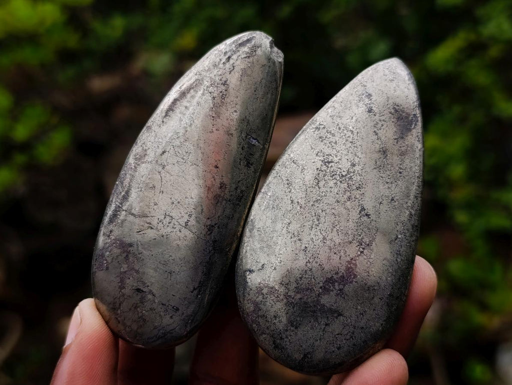 Polished Basalt Pharaoh Stone Free Forms x 12 From Iron Duke Mine, Zimbabwe - Toprock Gemstones and Minerals 