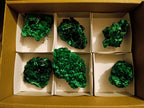 Natural Silky Malachite Specimens x 6 From Kasompe, Congo - Toprock Gemstones and Minerals 