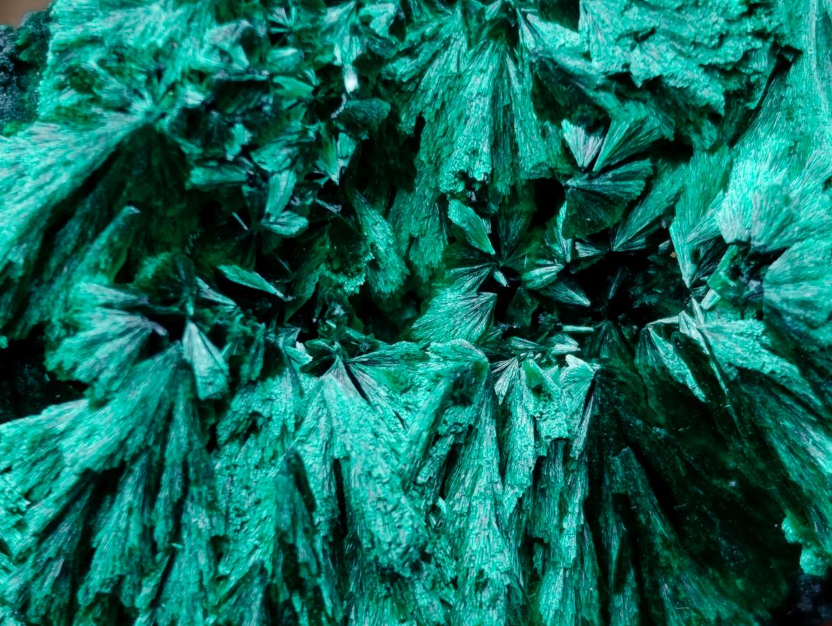 Natural Silky Malachite Specimens x 6 From Kasompe, Congo - Toprock Gemstones and Minerals 