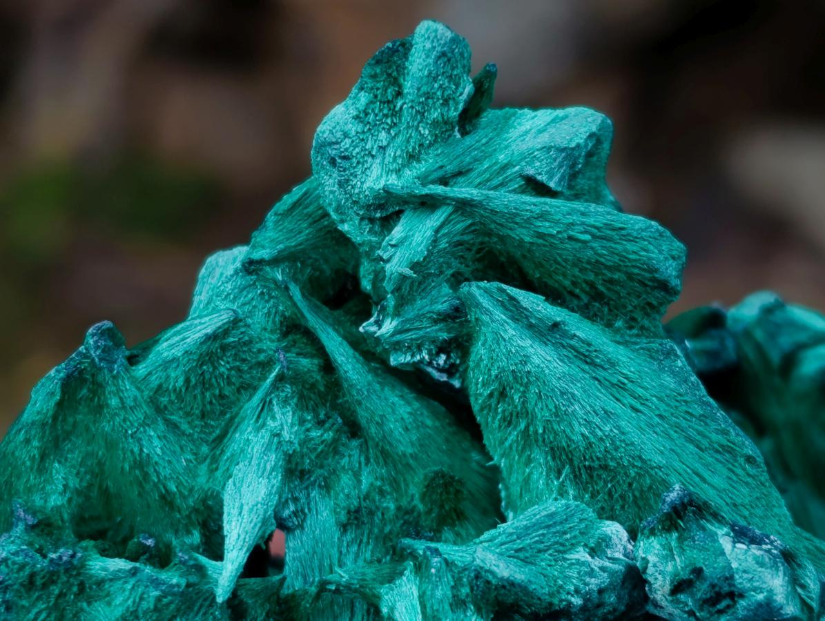 Natural Silky Malachite Specimens x 6 From Kasompe, Congo - Toprock Gemstones and Minerals 