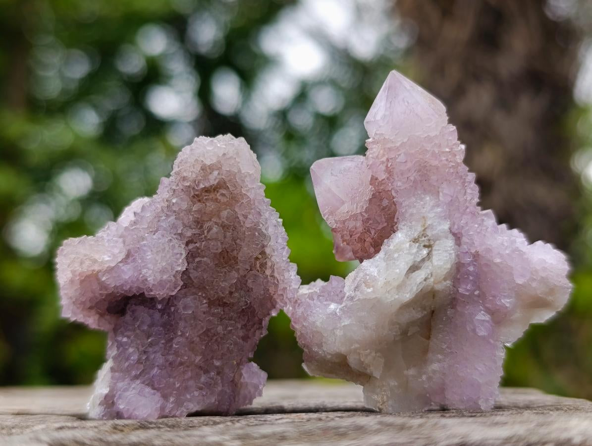 Natural Spirit Quartz and Spirit Ametrine Crystals x 20 From Boekenhouthoek, South Africa - Toprock Gemstones and Minerals 