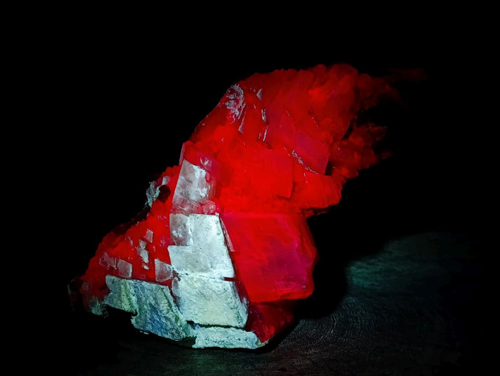 Natural Large Stacked Rhombohedral Calcite Cluster with Phosphorus Aragonite x 1 From Albert's Mountain, Lesotho - Toprock Gemstones and Minerals 