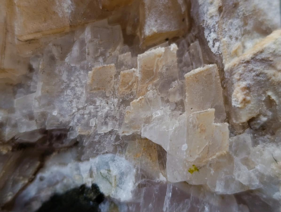 Natural Large Stacked Rhombohedral Calcite Cluster with Phosphorus Aragonite x 1 From Albert's Mountain, Lesotho - Toprock Gemstones and Minerals 