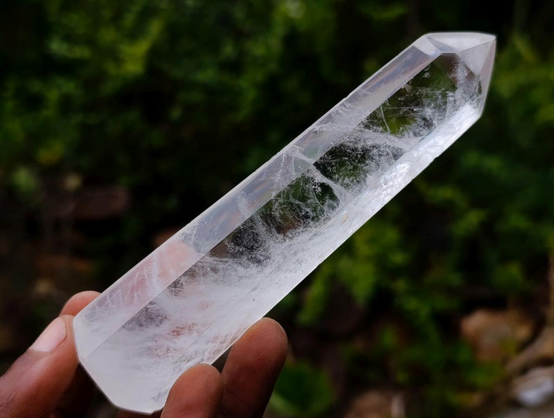 Polished Clear Quartz Crystals x 6 From Madagascar - Toprock Gemstones and Minerals 