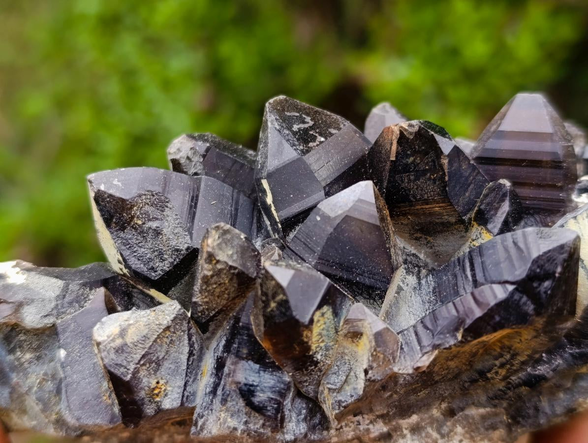 Natural Schorl Black Tourmaline Specimens with Associated Minerals x 3 From Erongo, Namibia - Toprock Gemstones and Minerals 