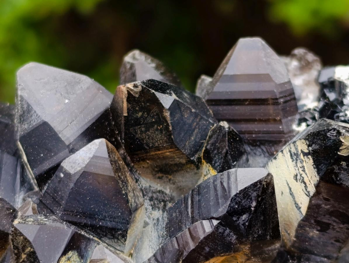 Natural Schorl Black Tourmaline Specimens with Associated Minerals x 3 From Erongo, Namibia - Toprock Gemstones and Minerals 
