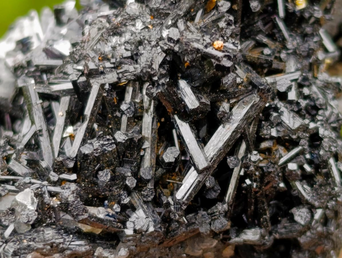 Natural Schorl Black Tourmaline Specimens with Associated Minerals x 3 From Erongo, Namibia - Toprock Gemstones and Minerals 