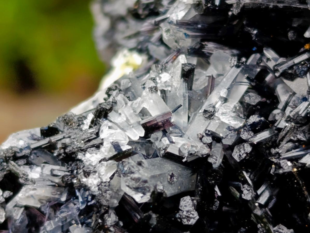 Natural Schorl Black Tourmaline Specimens with Associated Minerals x 3 From Erongo, Namibia - Toprock Gemstones and Minerals 