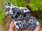 Natural Schorl Black Tourmaline Specimens with Associated Minerals x 3 From Erongo, Namibia - Toprock Gemstones and Minerals 