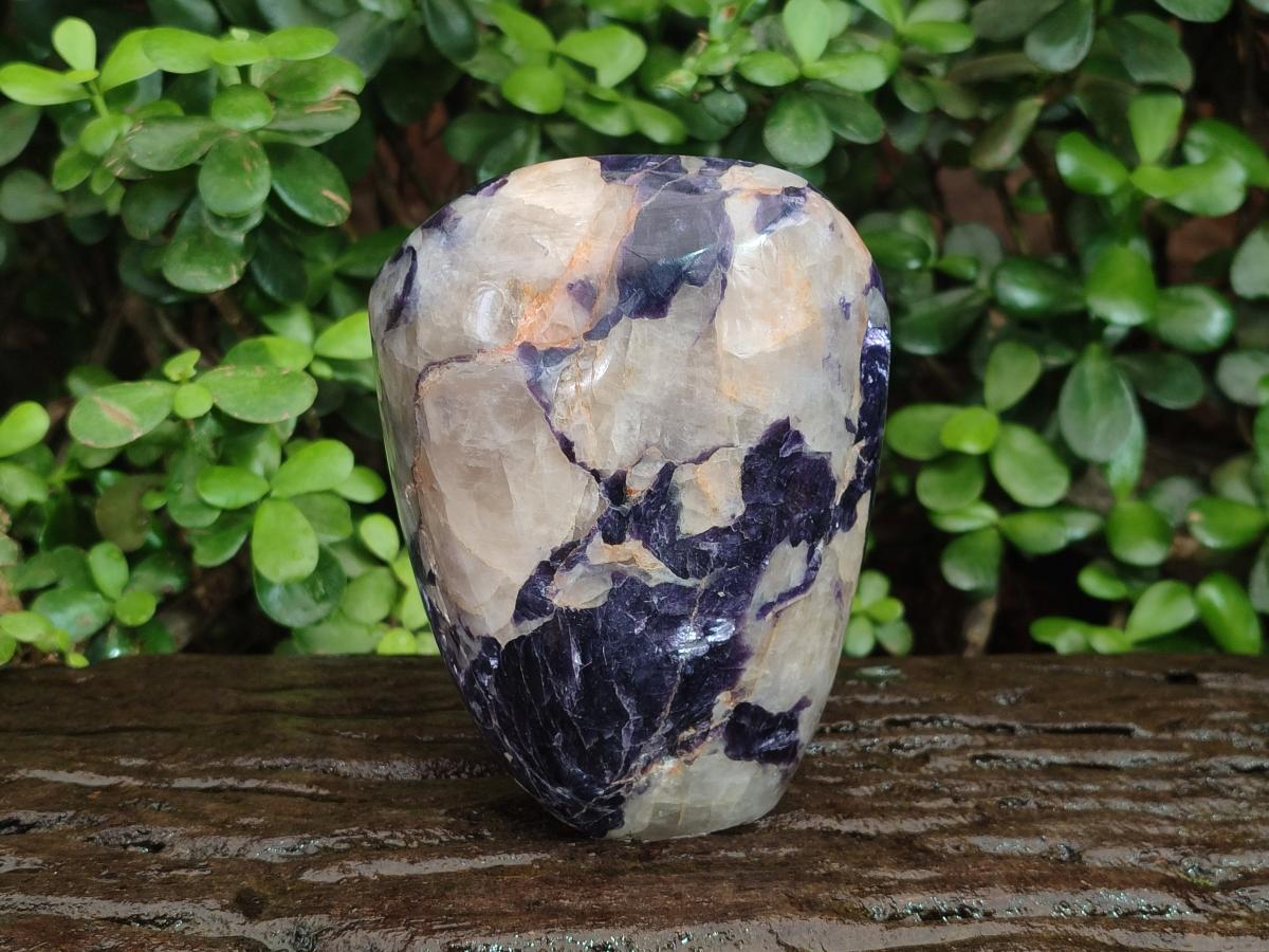 Polished Lepidolite Standing Display Pieces x 2 From Zimbabwe - Toprock Gemstones and Minerals 