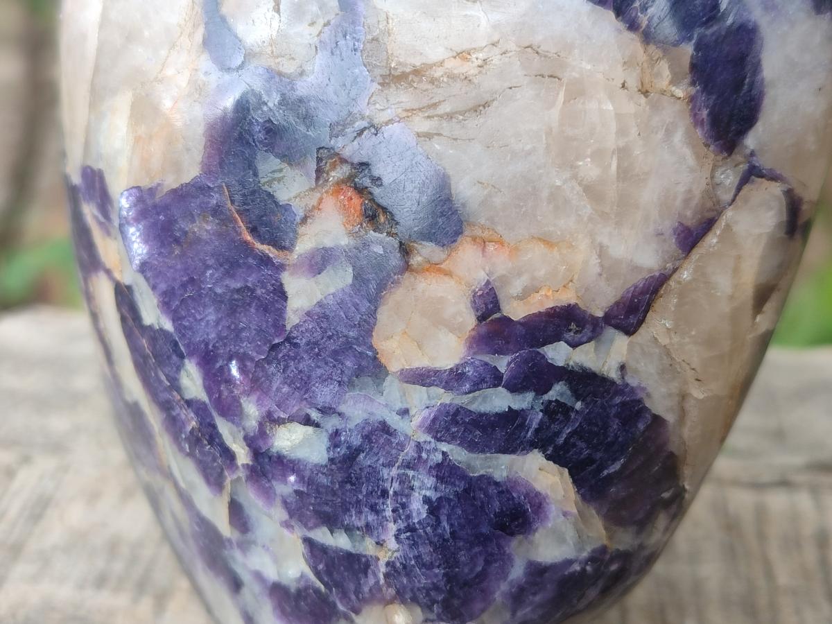 Polished Lepidolite Standing Display Pieces x 2 From Zimbabwe - Toprock Gemstones and Minerals 