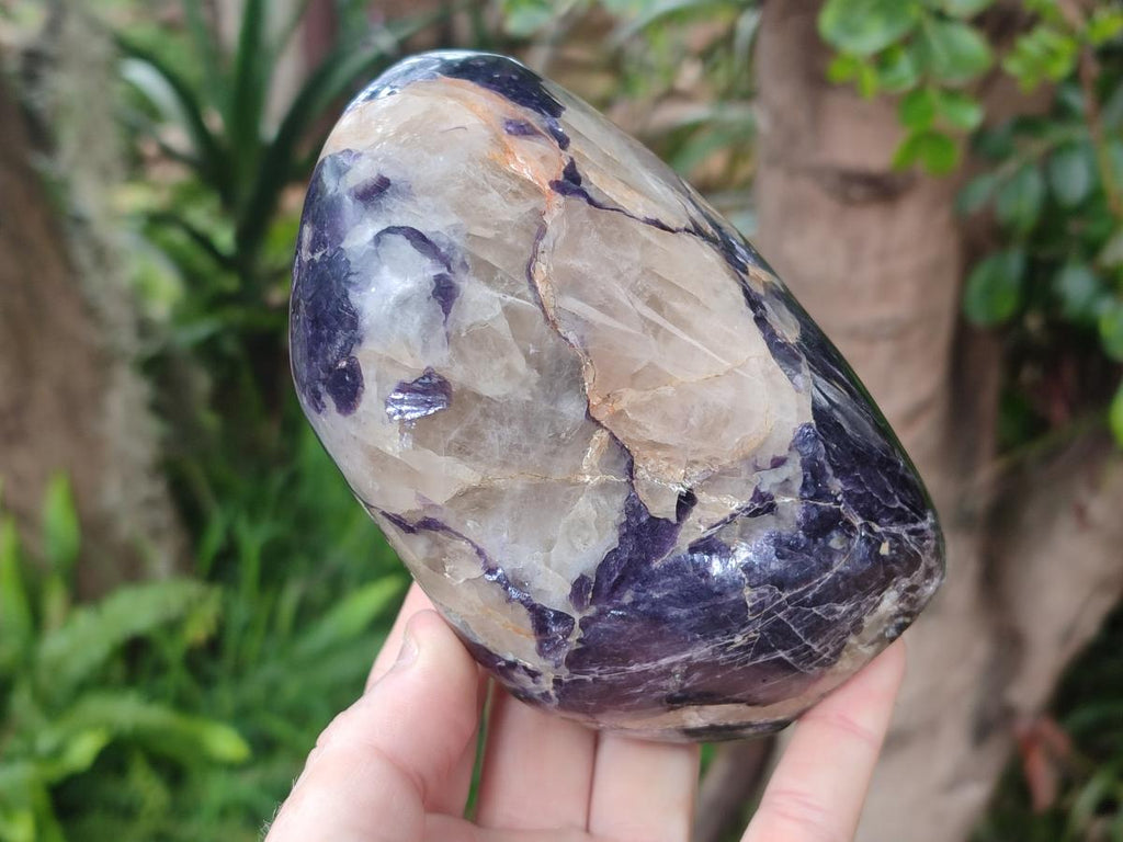 Polished Lepidolite Standing Display Pieces x 2 From Zimbabwe - Toprock Gemstones and Minerals 