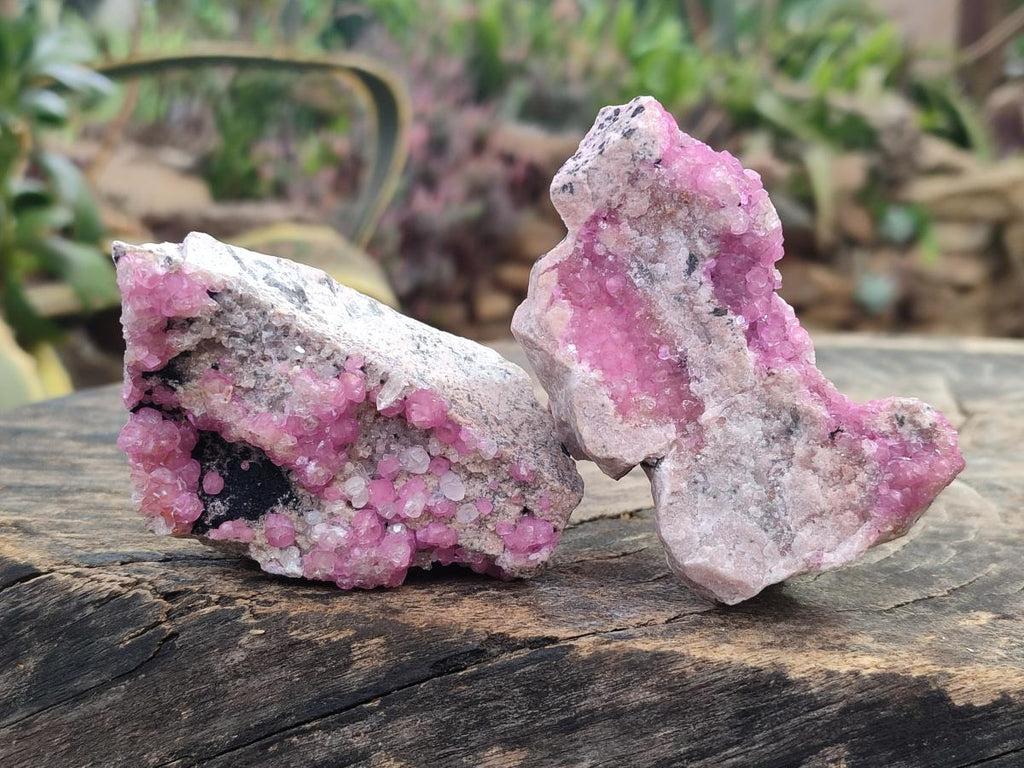 Natural Spherocobaltite Specimens x 6 From Mashamba West Mine, Congo
