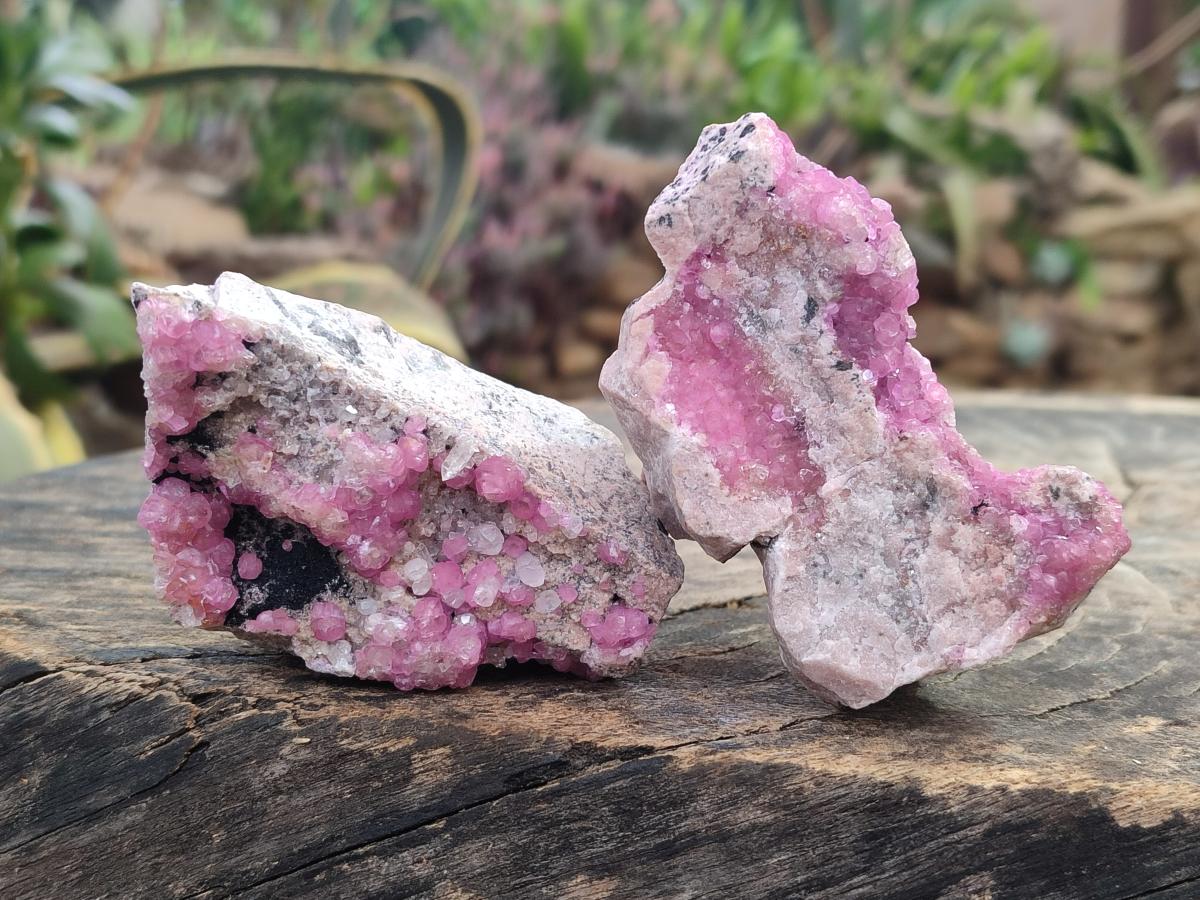 Natural Spherocobaltite Specimens x 6 From Mashamba West Mine, Congo