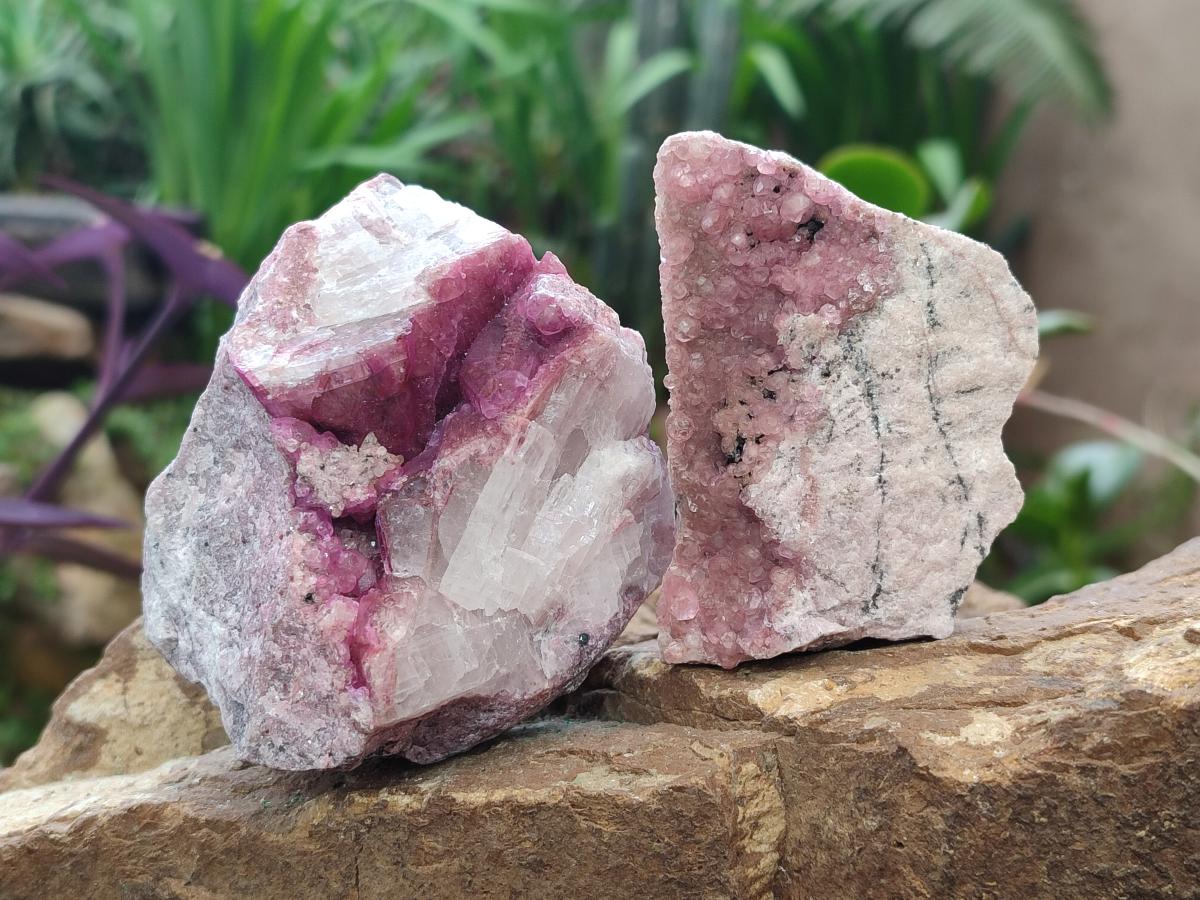Natural Spherocobaltite Specimens x 6 From Mashamba West Mine, Congo