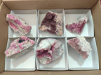Natural Spherocobaltite Specimens x 6 From Mashamba West Mine, Congo