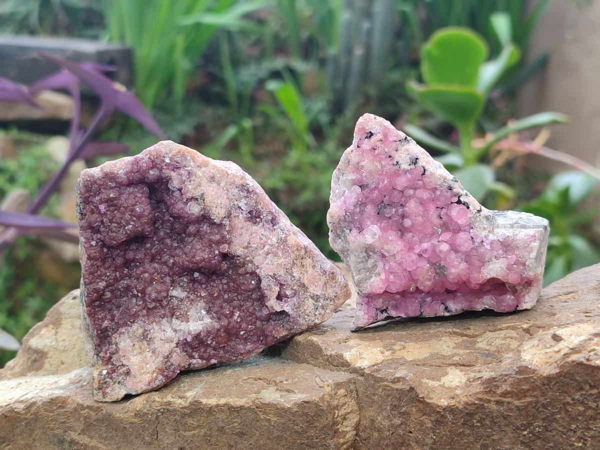 Natural Spherocobaltite Specimens x 6 From Mashamba West Mine, Congo