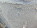 Polished and Natural Large Blue Lace Agate Standing Display Piece x 1 From Nsanje, Malawi