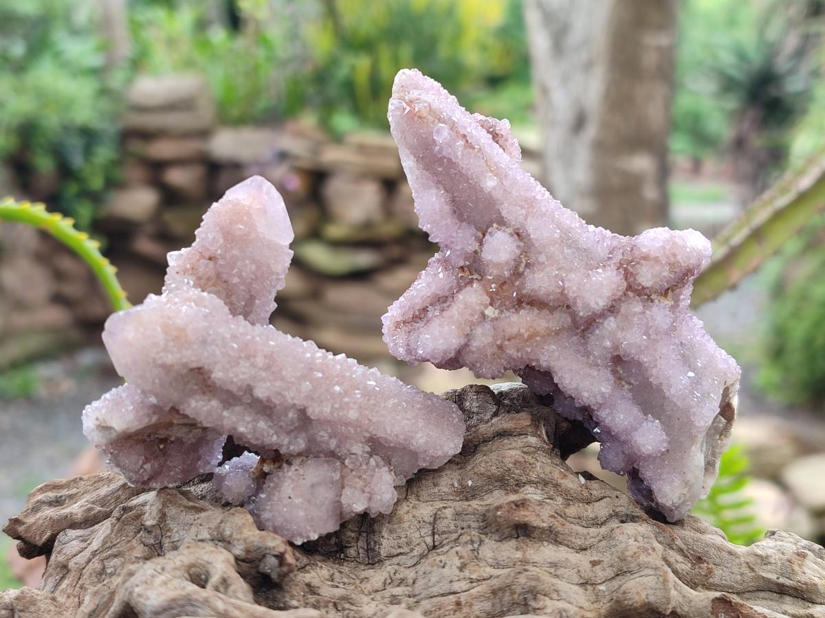 Natural Drusy Spirit Amethyst Crystals and Clusters x 35 From Boekenhouthoek, South Africa
