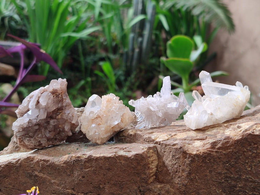 Natural Malagasy Quartz Crystals and Clusters x 35 From Madagascar