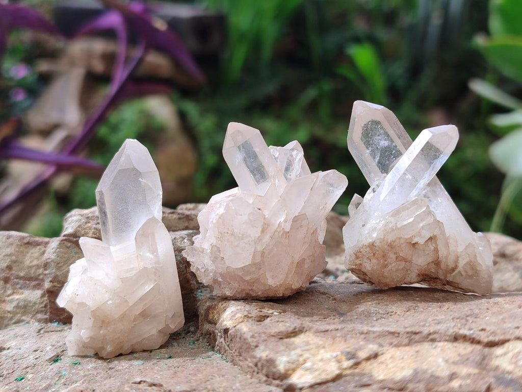 Natural Malagasy Quartz Crystals and Clusters x 35 From Madagascar