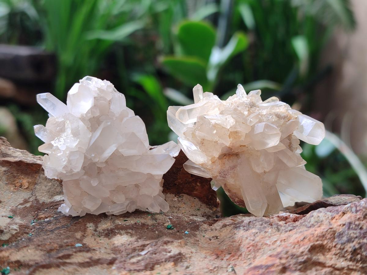 Natural Malagasy Quartz Crystals and Clusters x 35 From Madagascar
