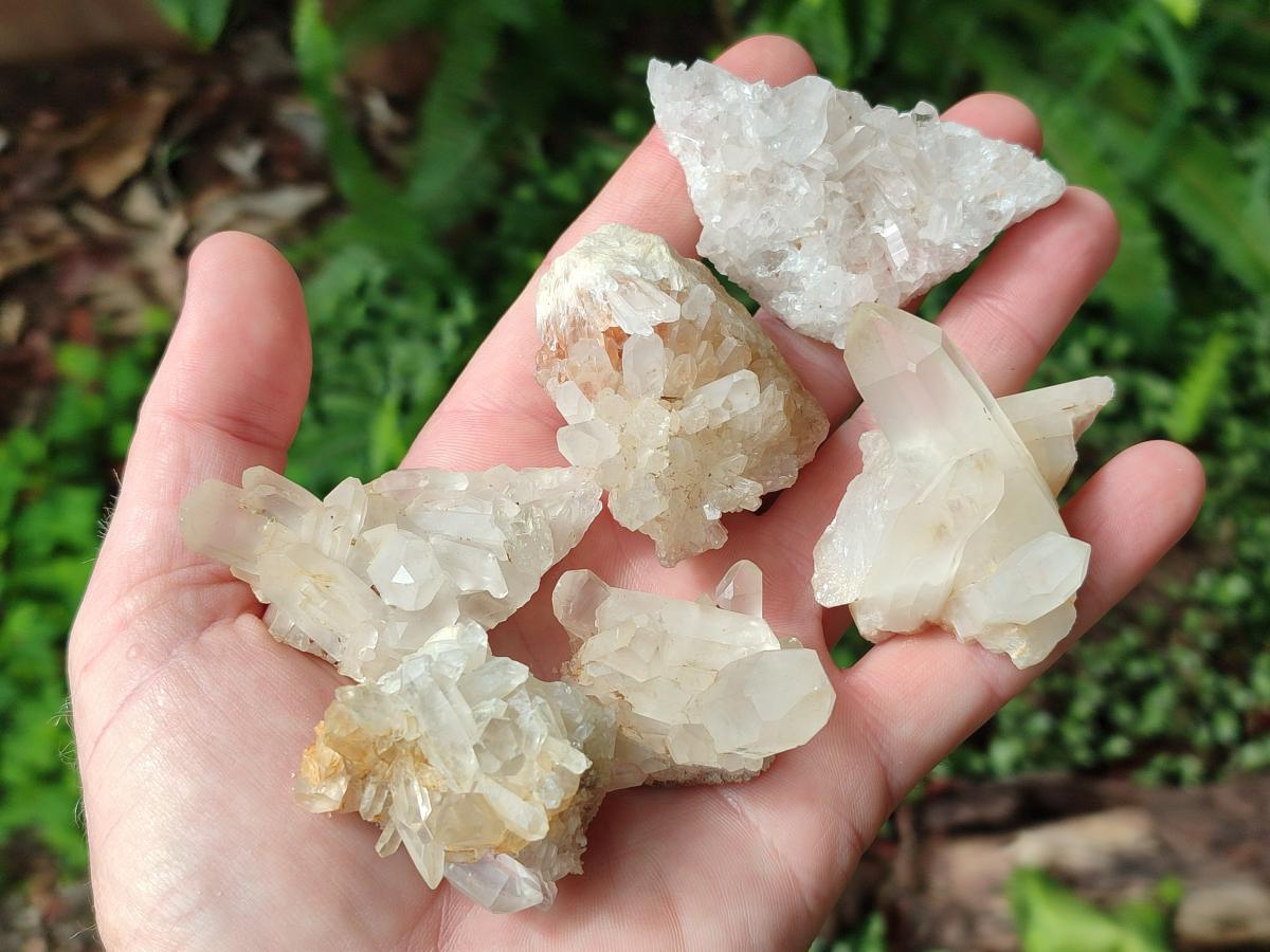 Natural Malagasy Quartz Crystals and Clusters x 35 From Madagascar