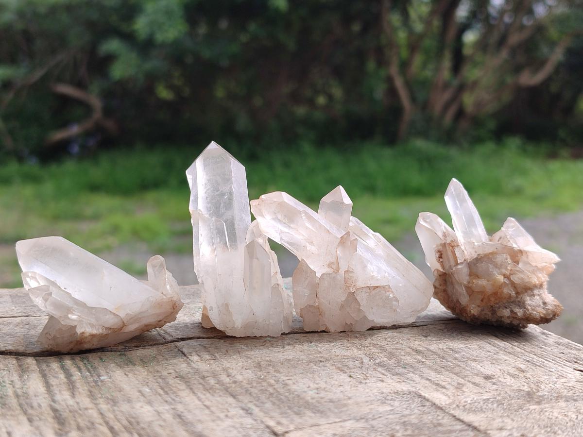 Natural Malagasy Quartz Crystals and Clusters x 35 From Madagascar