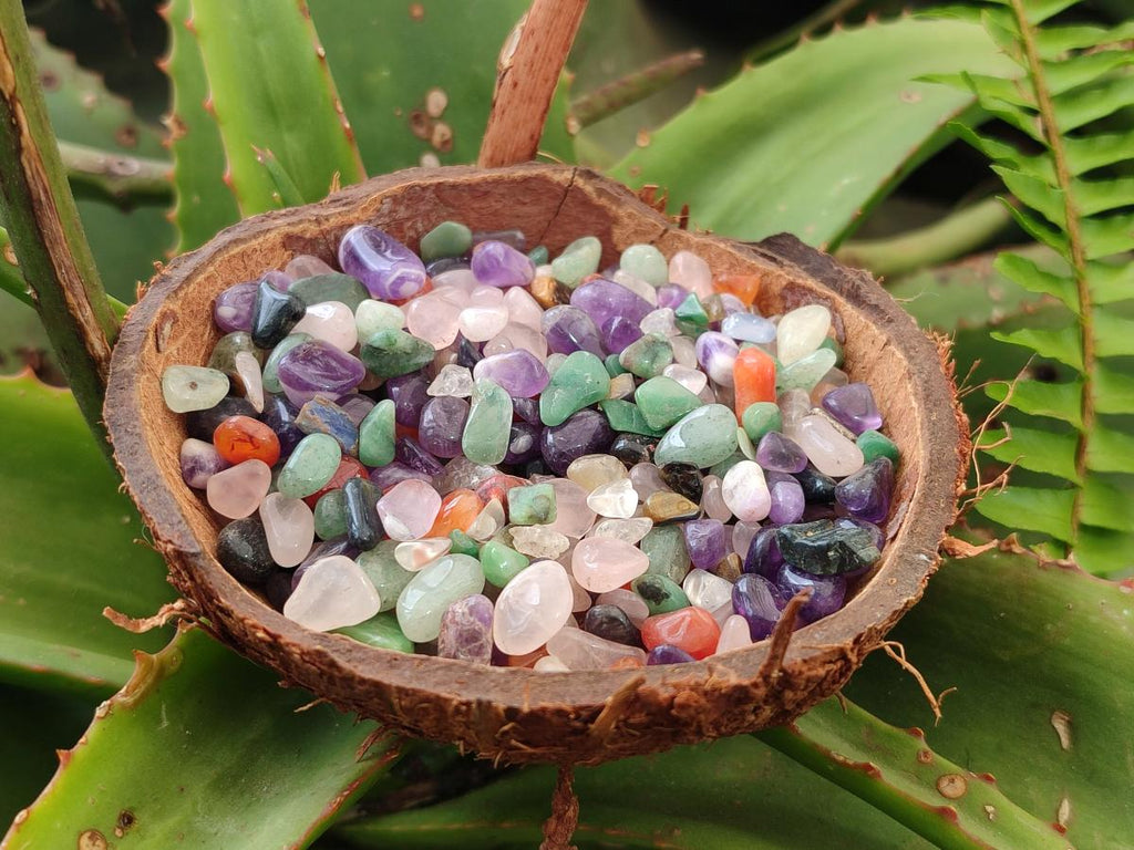 Polished Mix of Tumbled Stone Bags of 1kg Lots x 6 From Southern Africa