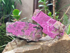 Natural Large Cabinet Size Salrose Cobaltoan Dolomite Specimens x 2 From Kakanda, Congo