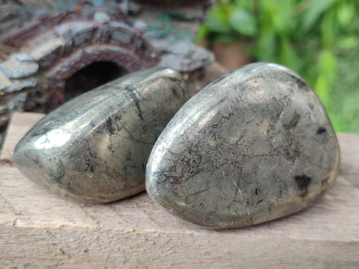 Polished Basalt Pharaoh Stone Free Forms x 5 From Iron Duke Mine, Zimbabwe