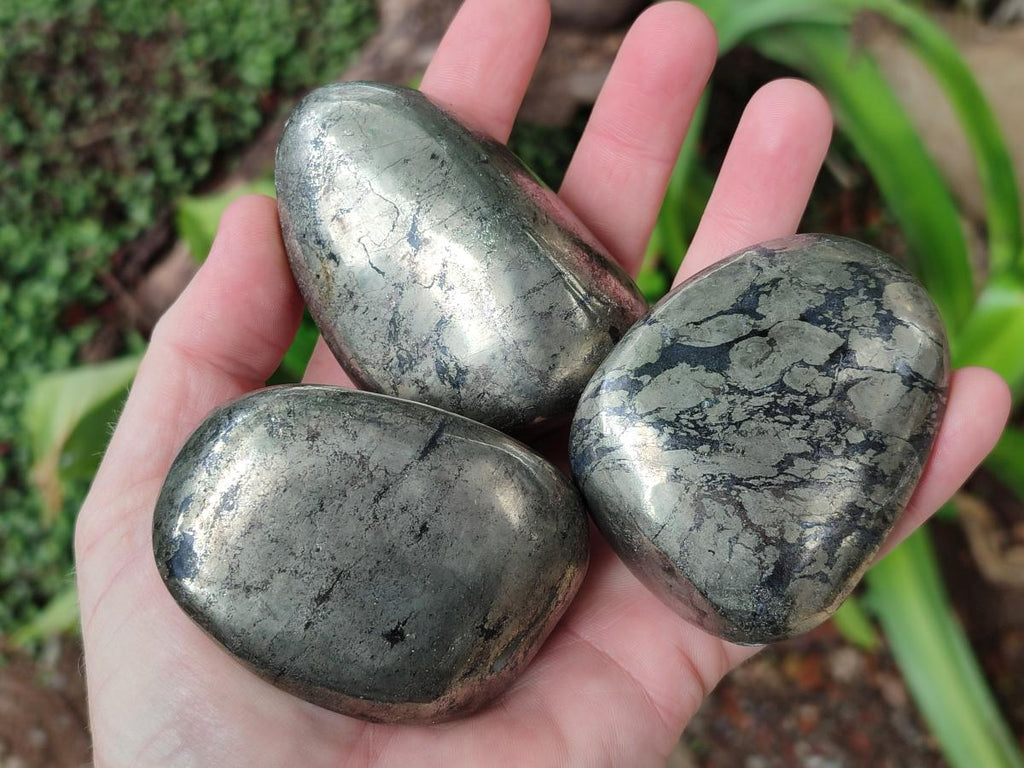 Polished Basalt Pharaoh Stone Free Forms x 5 From Iron Duke Mine, Zimbabwe