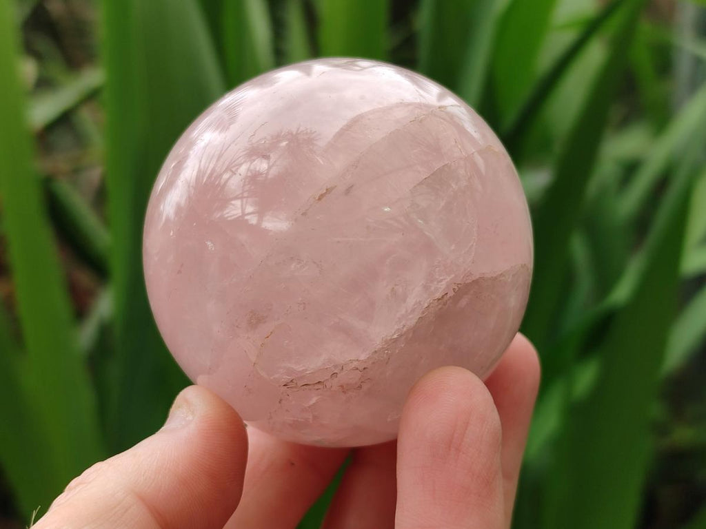 Polished Gemmy Rose Quartz Spheres x 3 From Madagascar