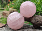 Polished Gemmy Rose Quartz Spheres x 3 From Madagascar
