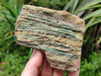 Natural Drusy Coated Chrysocolla Specimens with Malachite and Heterogenite x 3 From Lupoto Mine, Congo