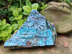 Natural Drusy Coated Chrysocolla Specimens with Malachite and Heterogenite x 3 From Lupoto Mine, Congo
