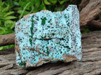 Natural Drusy Coated Chrysocolla Specimens with Malachite and Heterogenite x 3 From Lupoto Mine, Congo