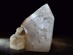 Polished and Natural Large Clear Quartz Display Crystal x 1 From Madagascar
