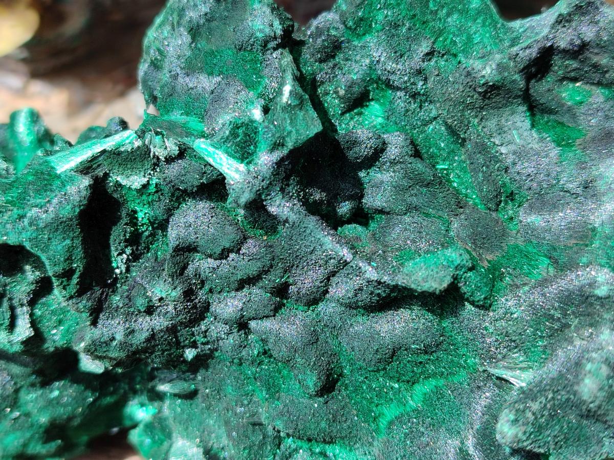 Natural Large Silky Malachite Specimen x 1 From Kasompe, Congo