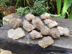 Natural Cascading White Phantom Smokey Clear Luena Quartz Crystals and Clusters x 12 From Luena, Congo