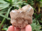 Natural Cascading White Phantom Smokey Clear Luena Quartz Crystals and Clusters x 12 From Luena, Congo